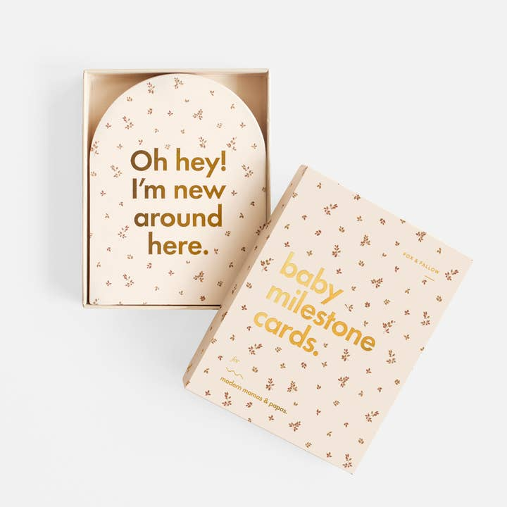 Baby Milestone Cards