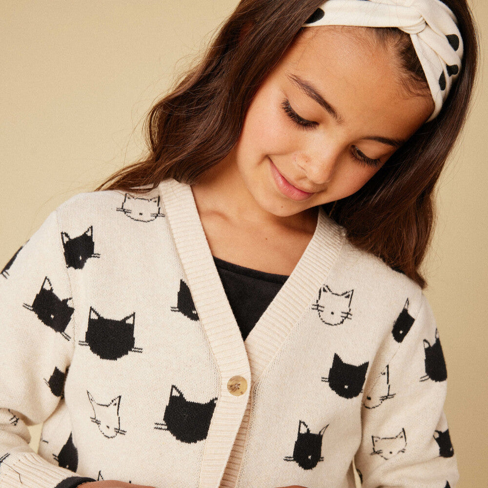 Long Iconic Cat Cardigan