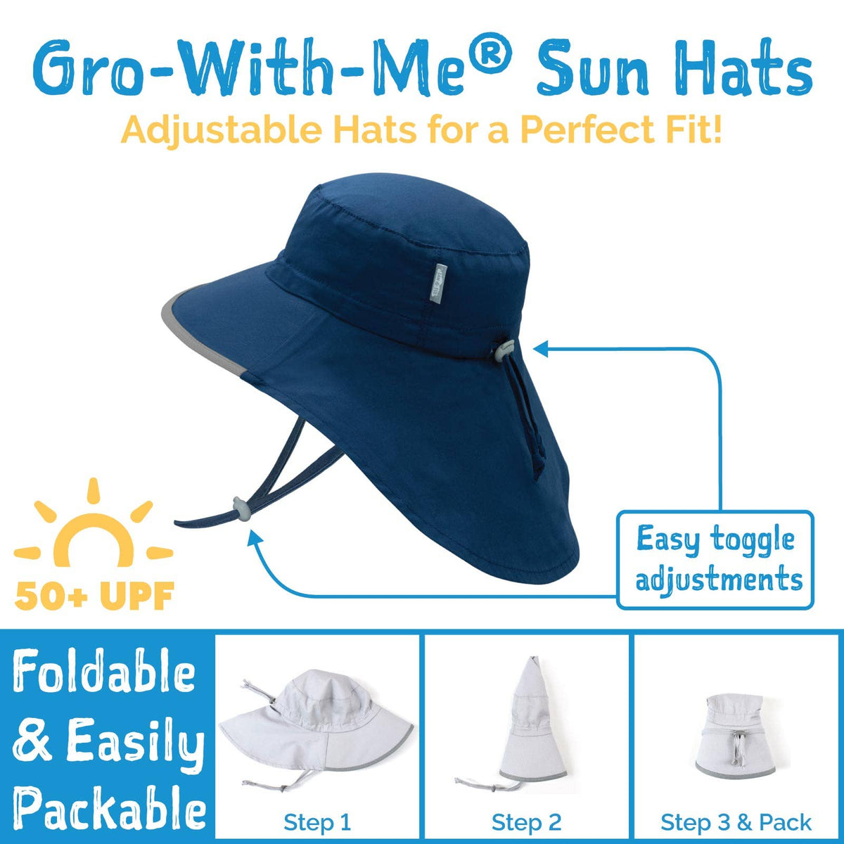 Navy Cotton Adventure Hat