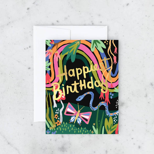 Rainbow Garden Card
