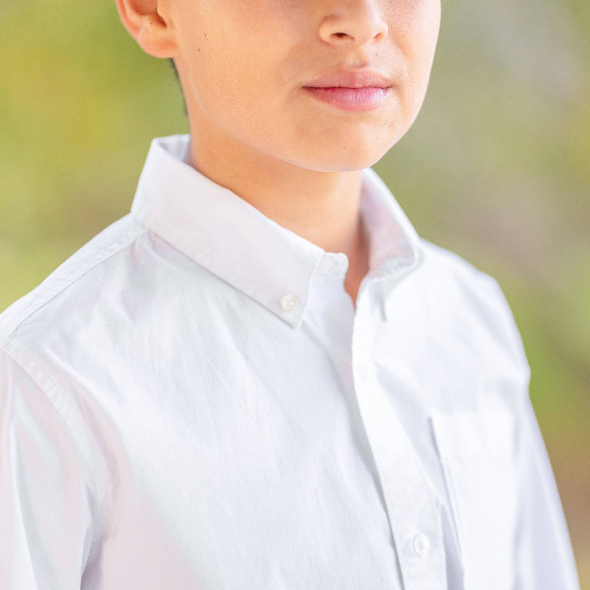 Stretch Poplin Organic Button Down Shirt