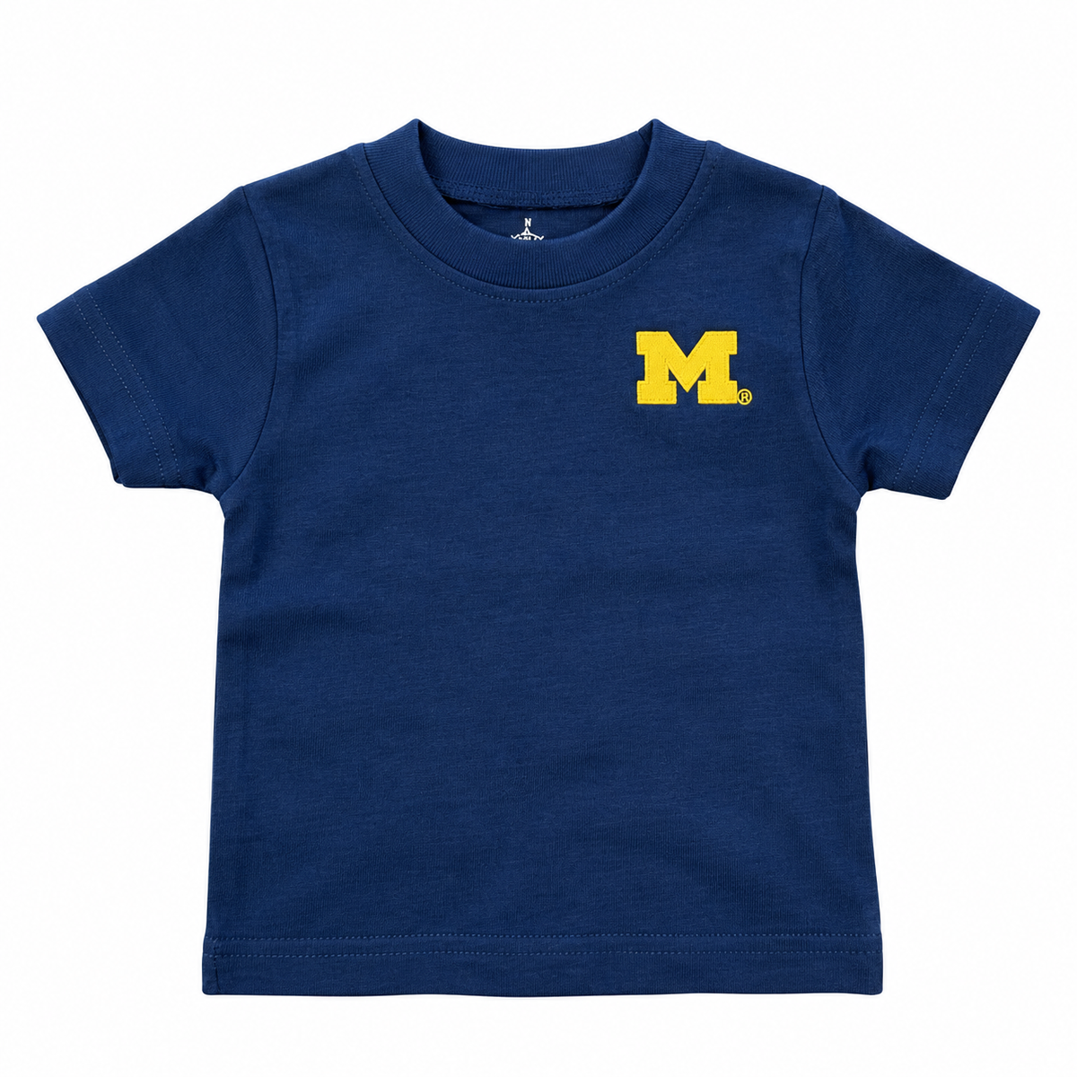 Block M Over Left Embroidered Tee
