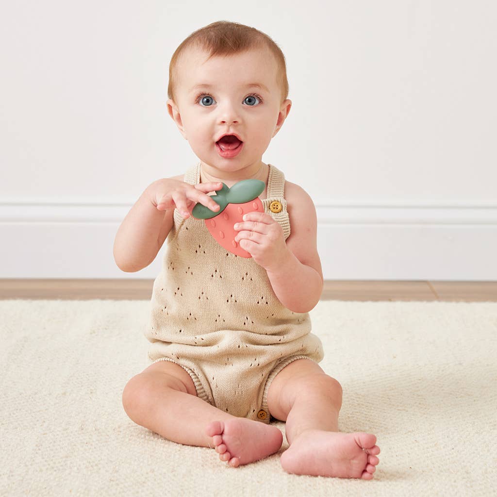 Strawberry Teething Rattle