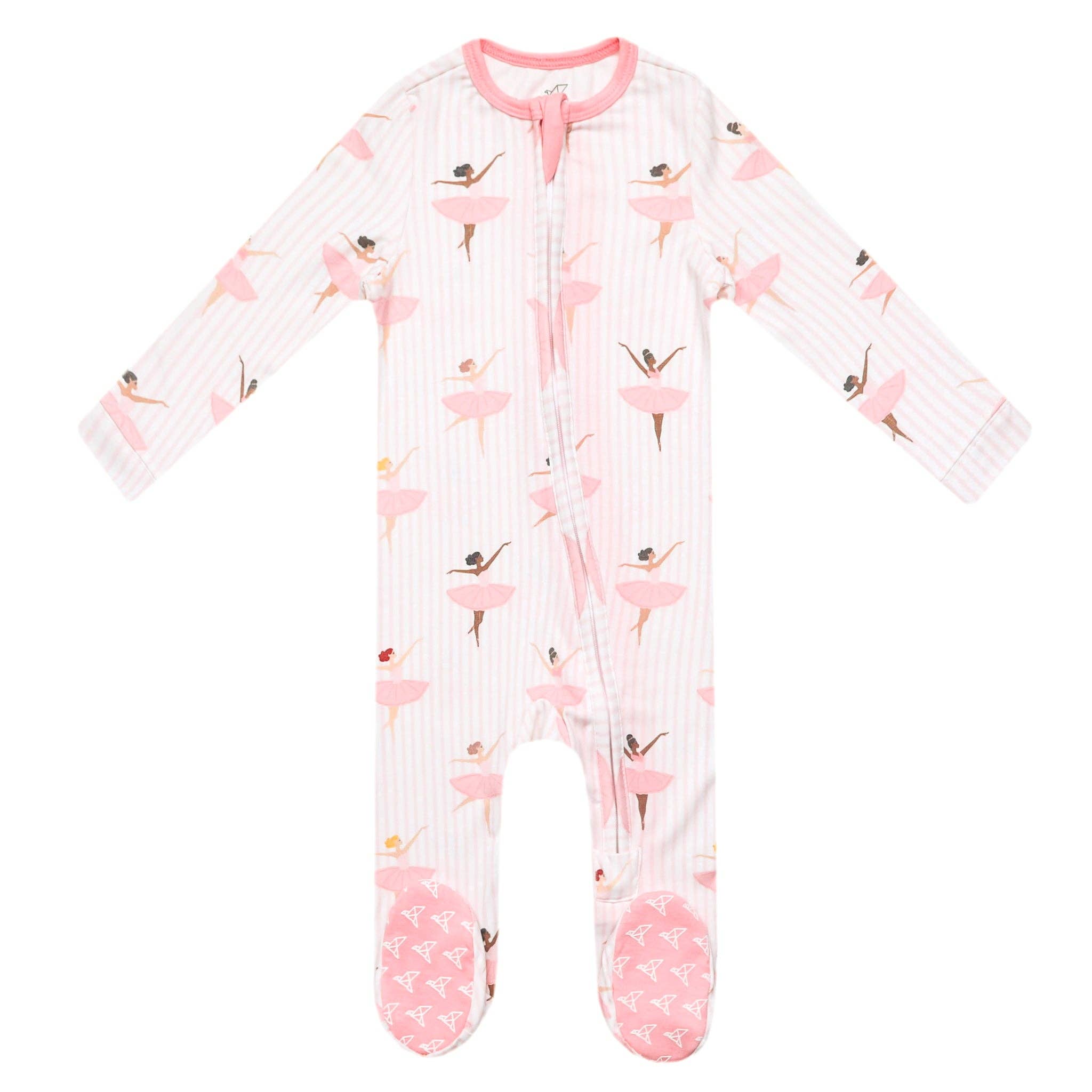 Katerina Zip-Up Footie Pajama