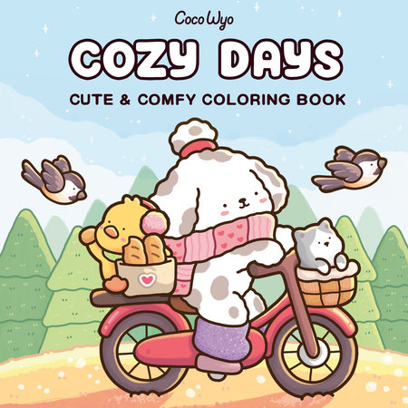 Cozy Days Coloring Book - Easy to Color Quiet Time Activity