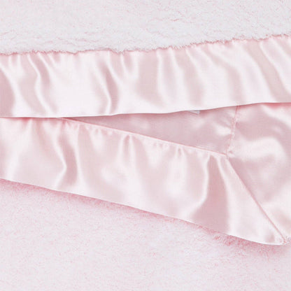 Pink Chenille Satin™ Baby Blanket