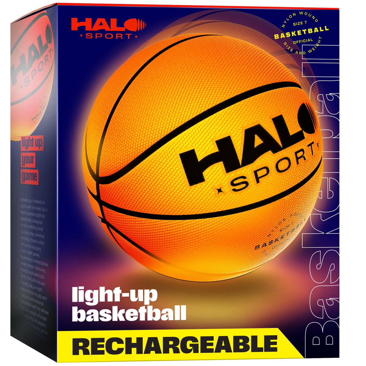 Rechargeable Light Up Basketball Ball