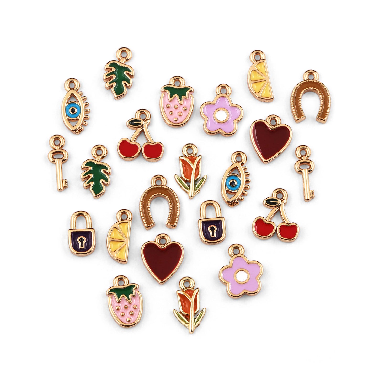 Enamel Treasure Necklaces