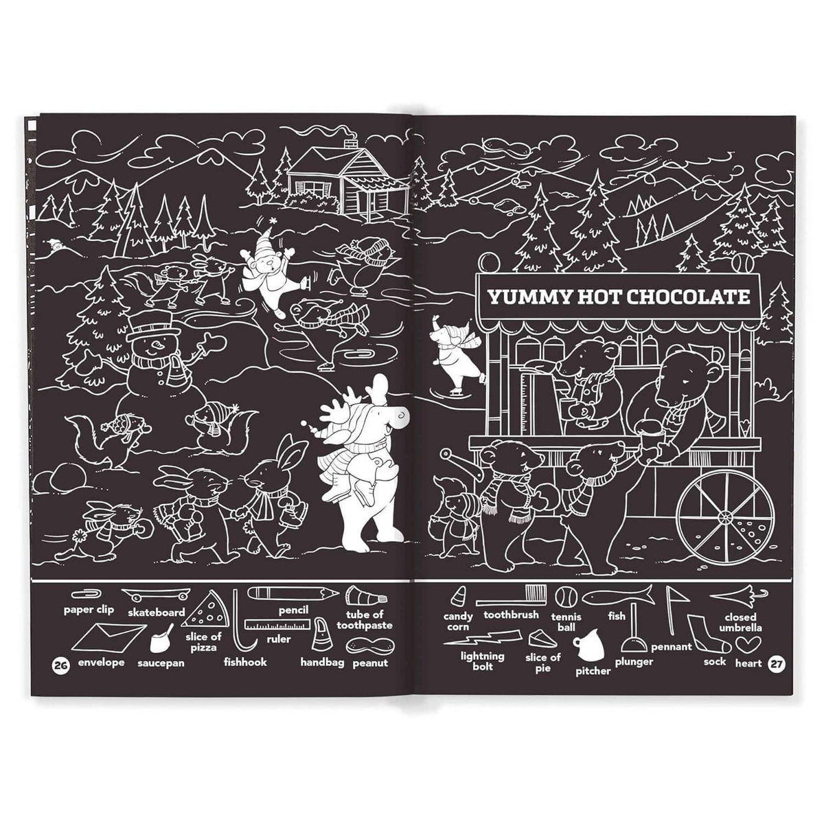 Christmas Hidden Pictures Puzzles to Highlight