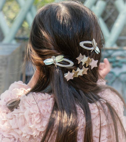 Shimmering Stars Hair Clips
