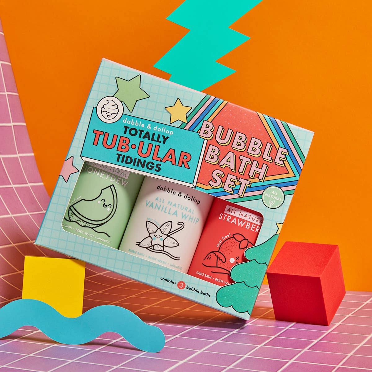 Totally Tub-ular Holiday Bath Set