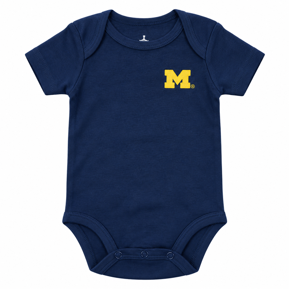 Block M Over Left Embroidered Bodysuit