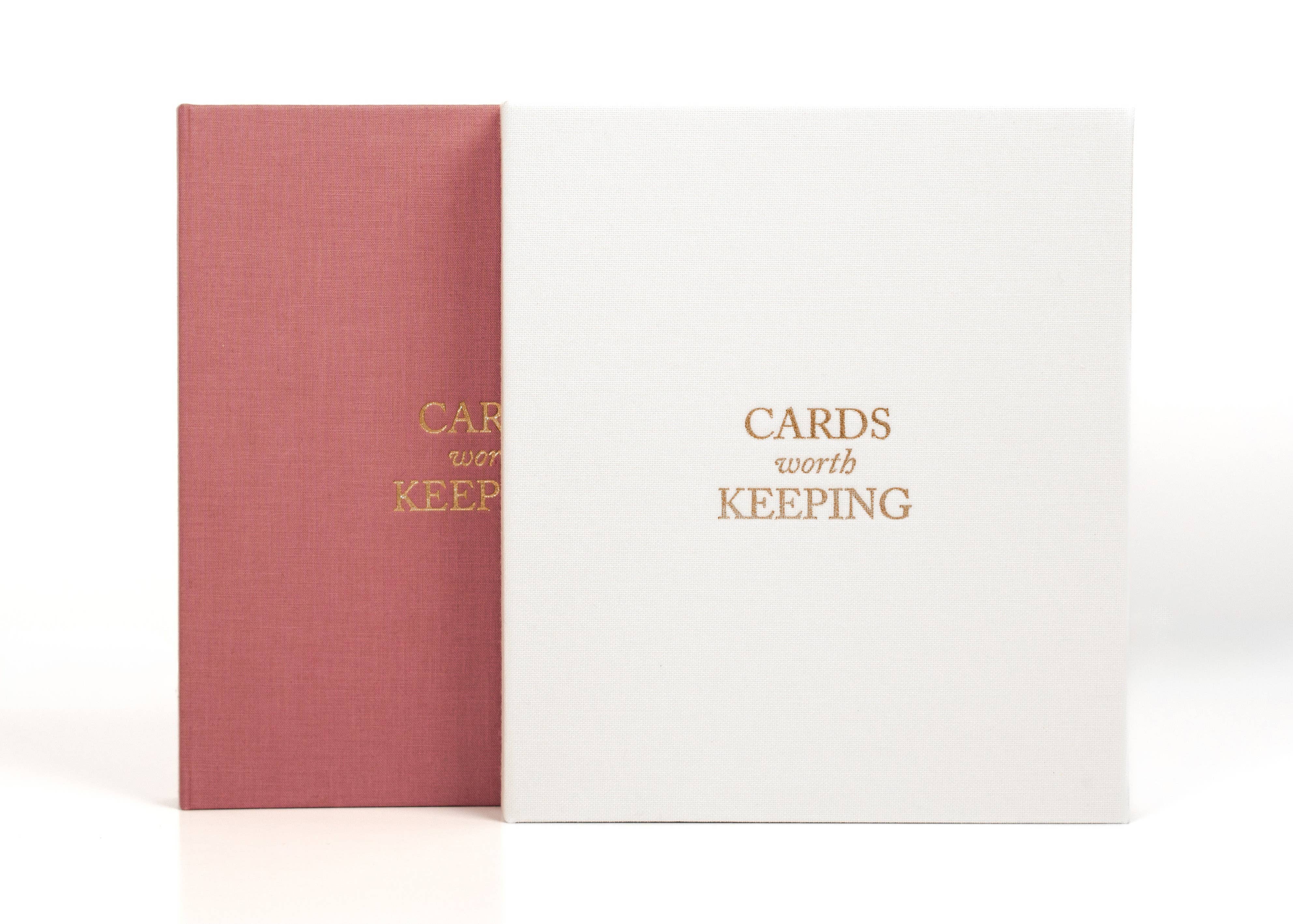 Cards Worth Keeping Journal | Birthday Card Organizer Book