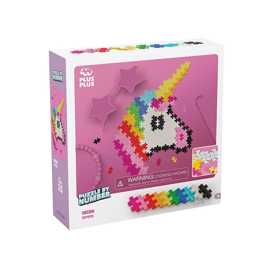 Unicorn Puzzle by Number