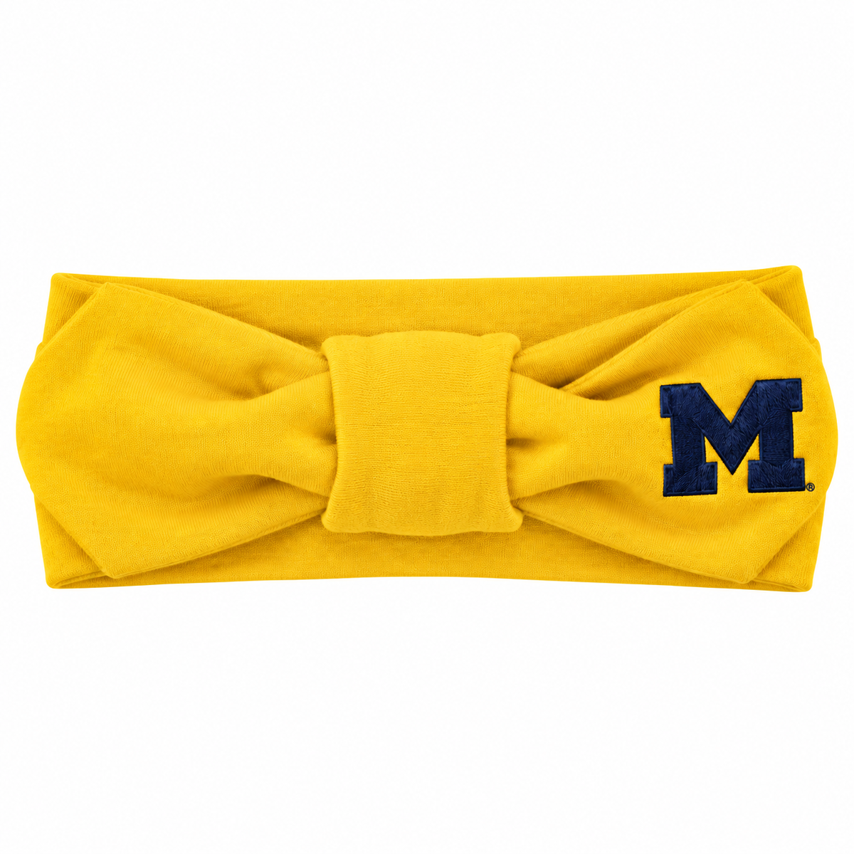 Block M Solid Yellow Hair Knot