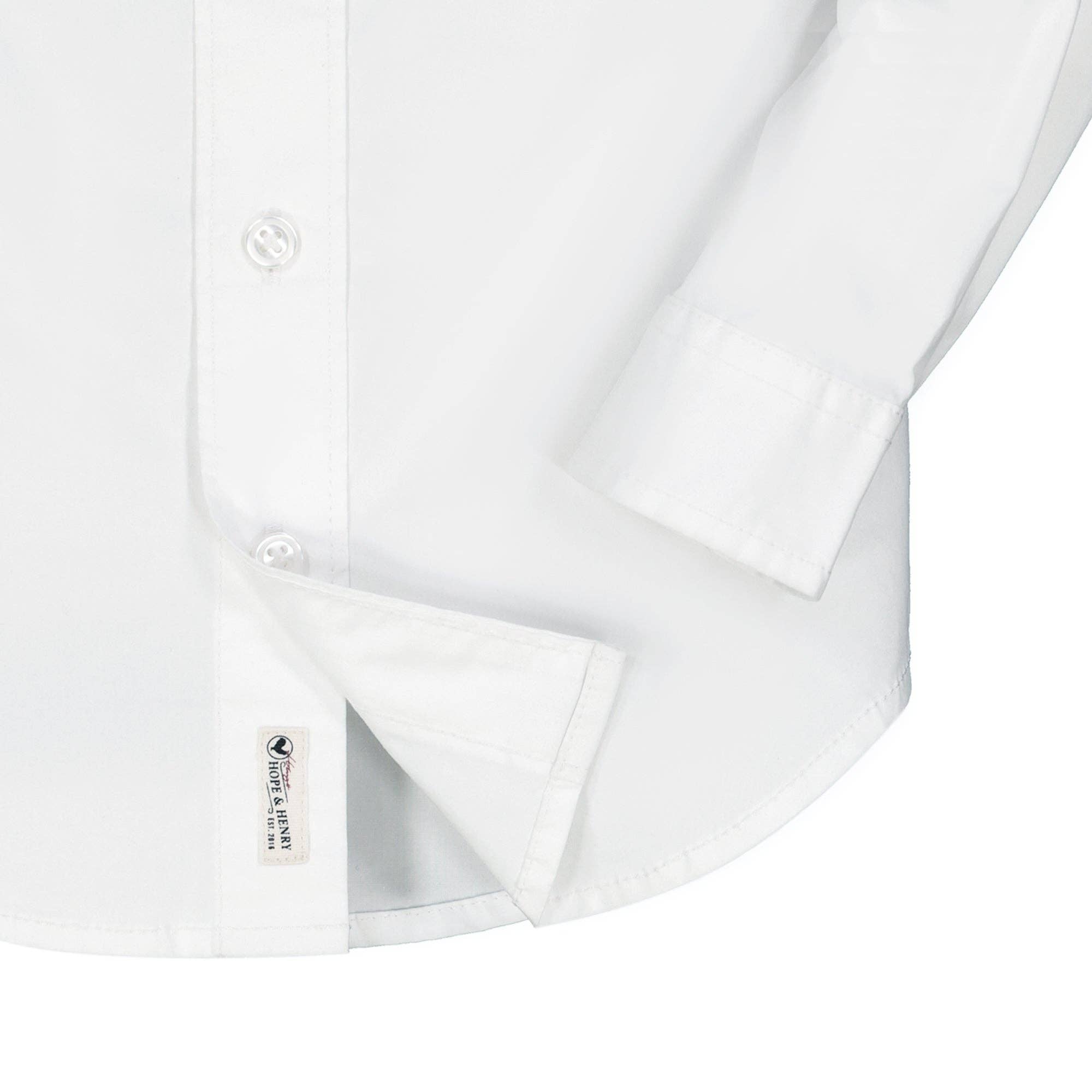 Stretch Poplin Organic Button Down Shirt