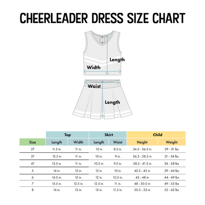 Michigan 3-Piece Cheer Set