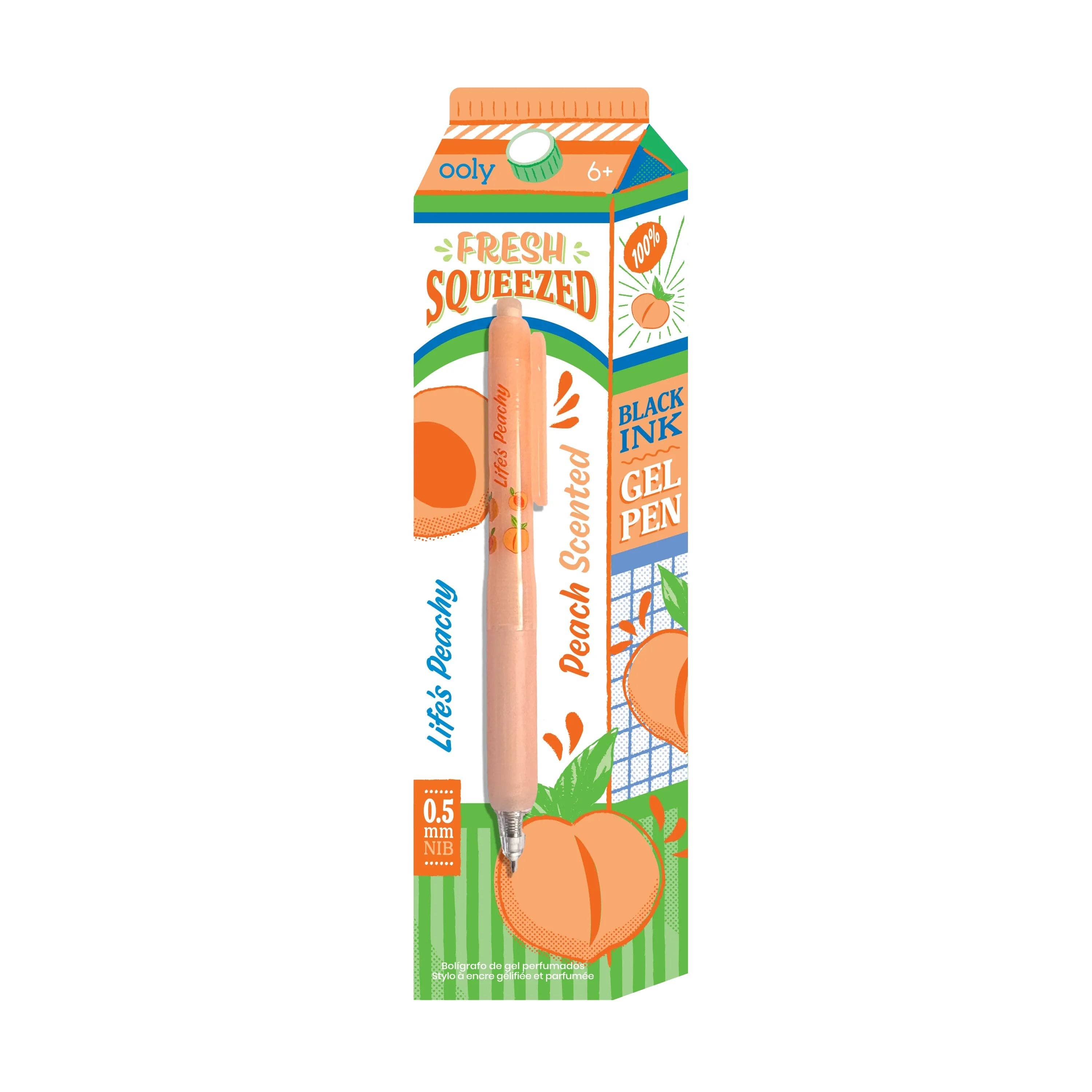 Fresh Squeezed Black Ink Scented Gel Pens