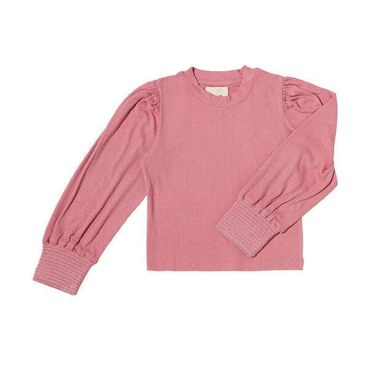 Jessa Long-sleeve T-shirt in Carnation