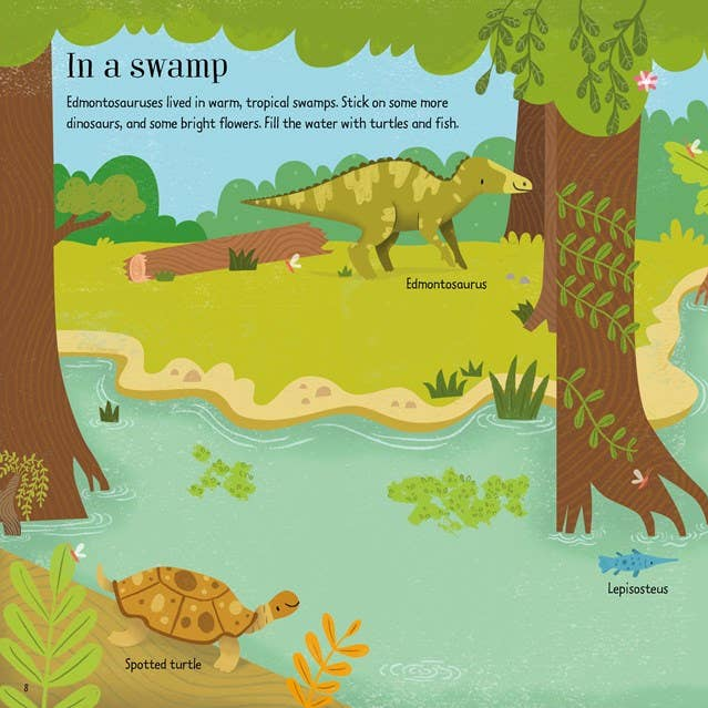 First Sticker Book Dinosaurs : Usborne