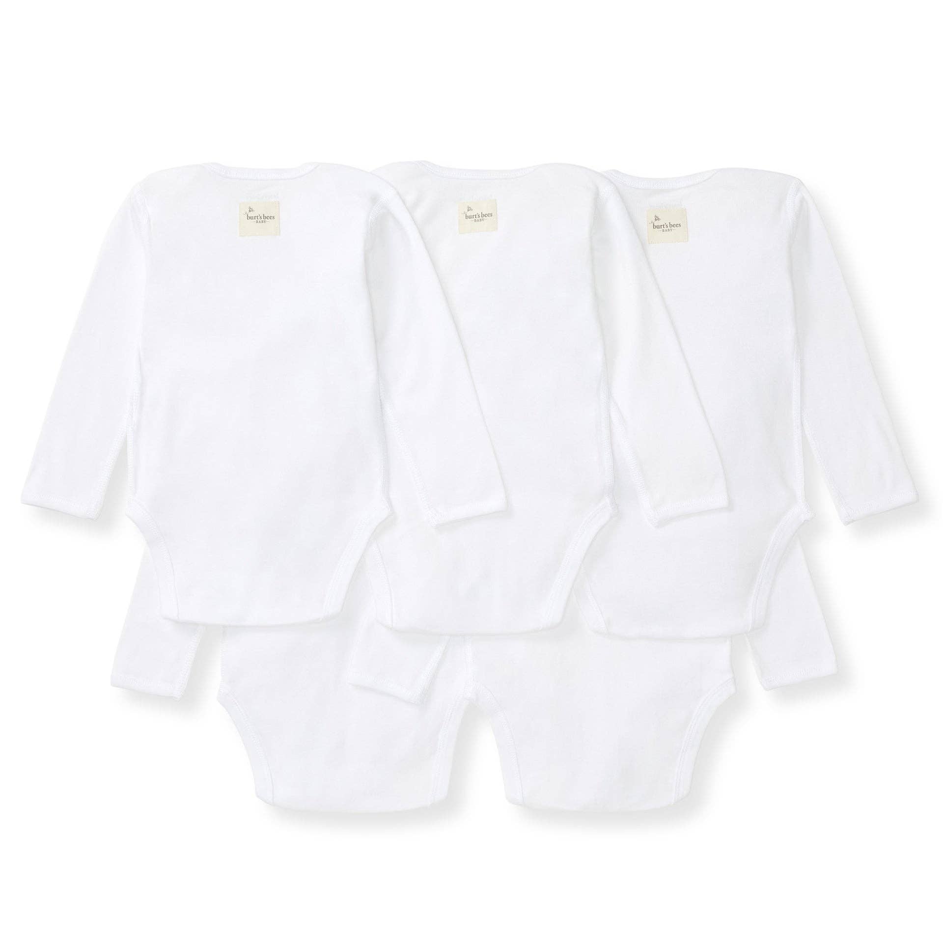 Bee Essentials Organic Long Sleeve Baby Bodysuit 5 Pack