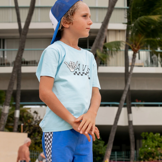Crystal Blue Waves Vintage Tee