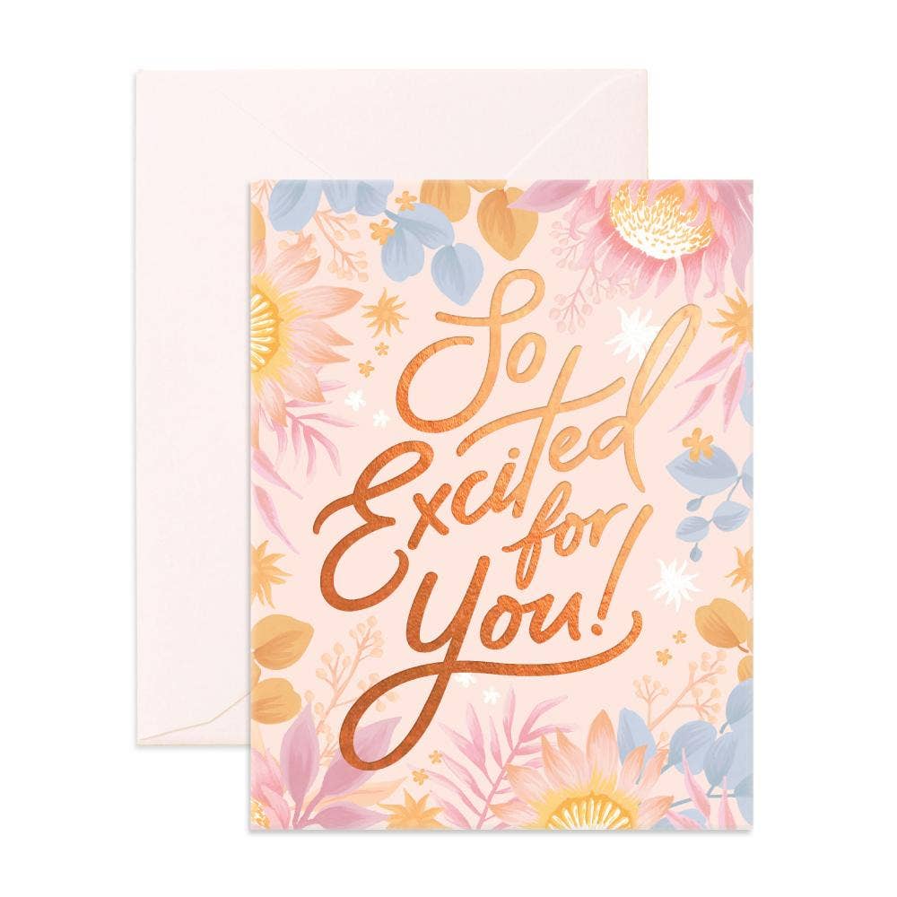 So Excited For You Greeting Card