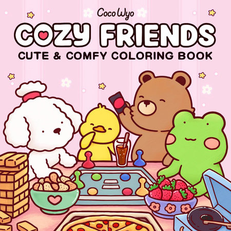 Cozy Friends Coloring Book - Quiet Time Activity for Kids & Parents
