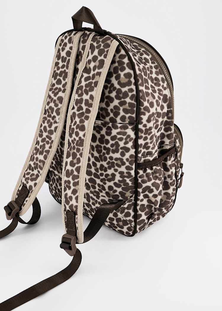 Leopard Backpack and Matching Pencil Case
