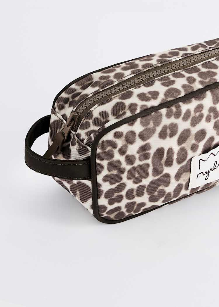 Leopard Backpack and Matching Pencil Case