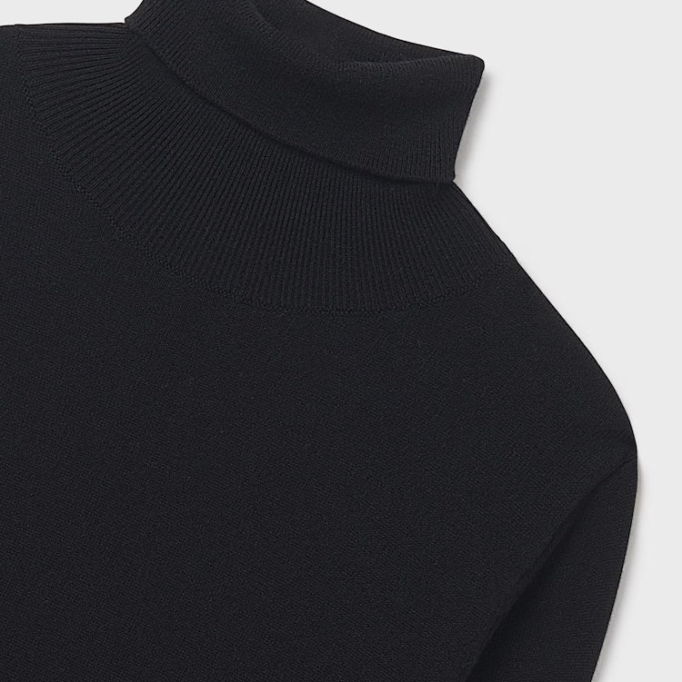Black Knitted Turtleneck