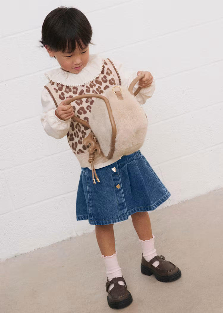 Medium Denim Girl Denim Skirt