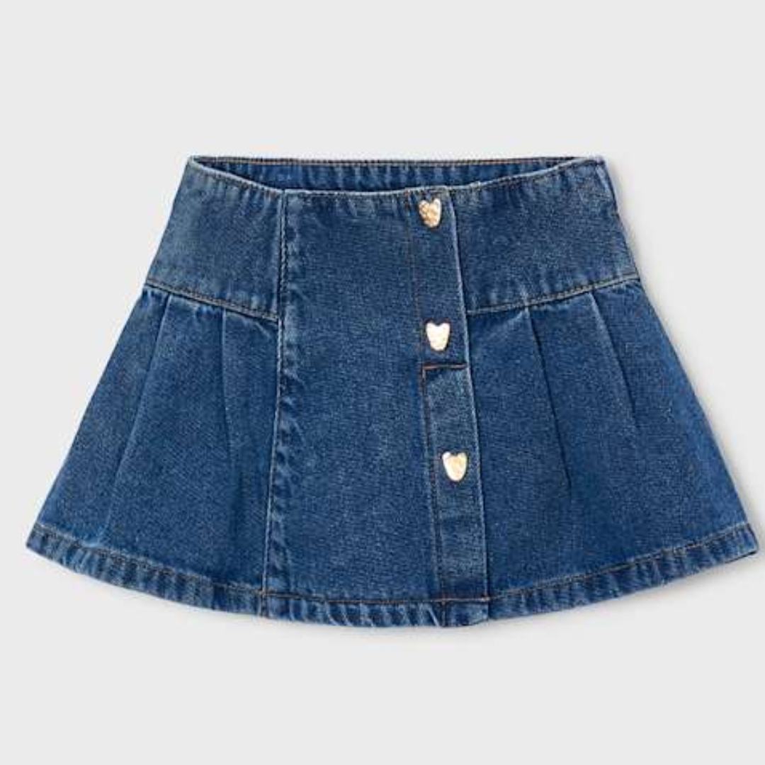 Medium Denim Girl Denim Skirt