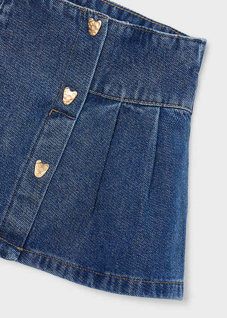 Medium Denim Girl Denim Skirt