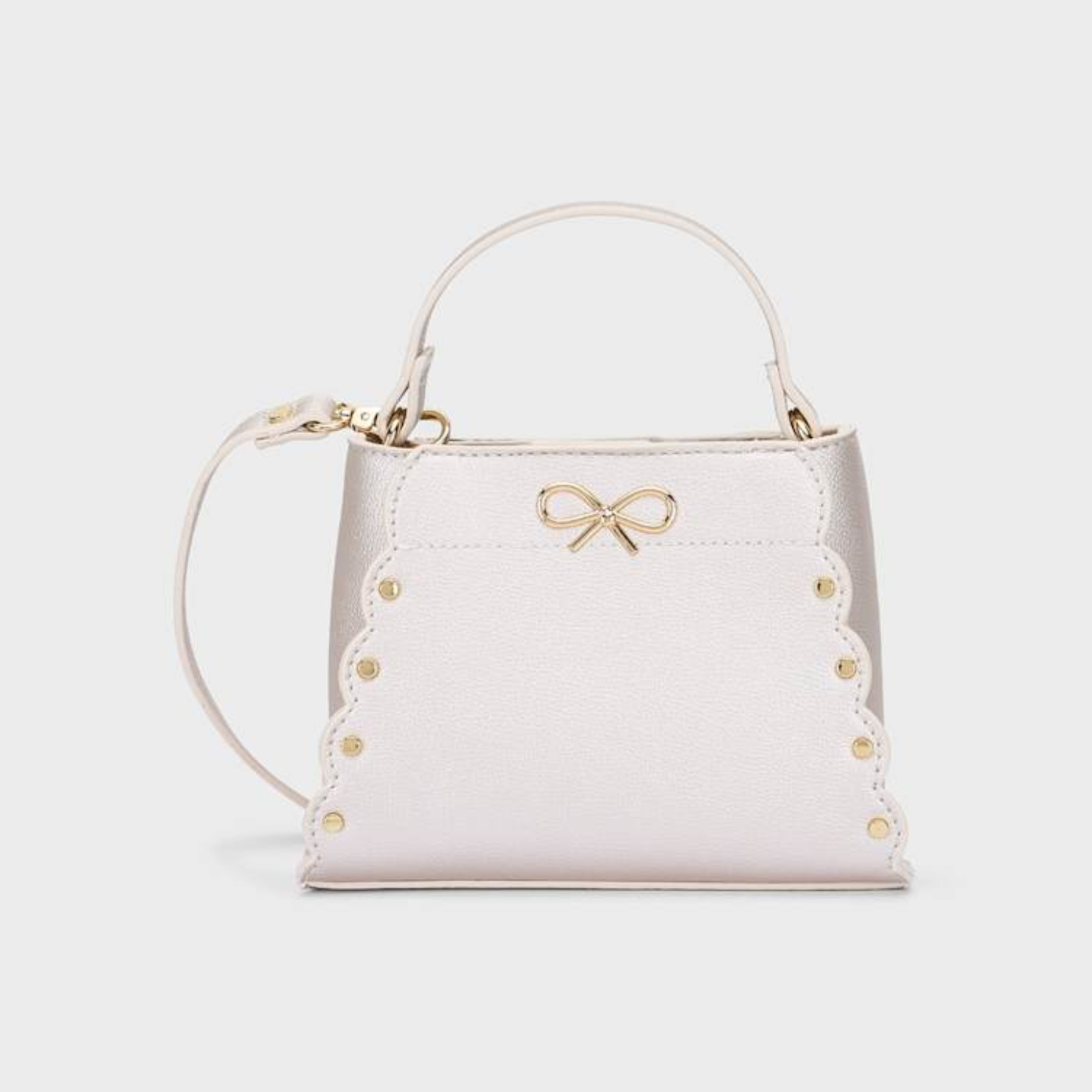 Champagne Scalloped Bag