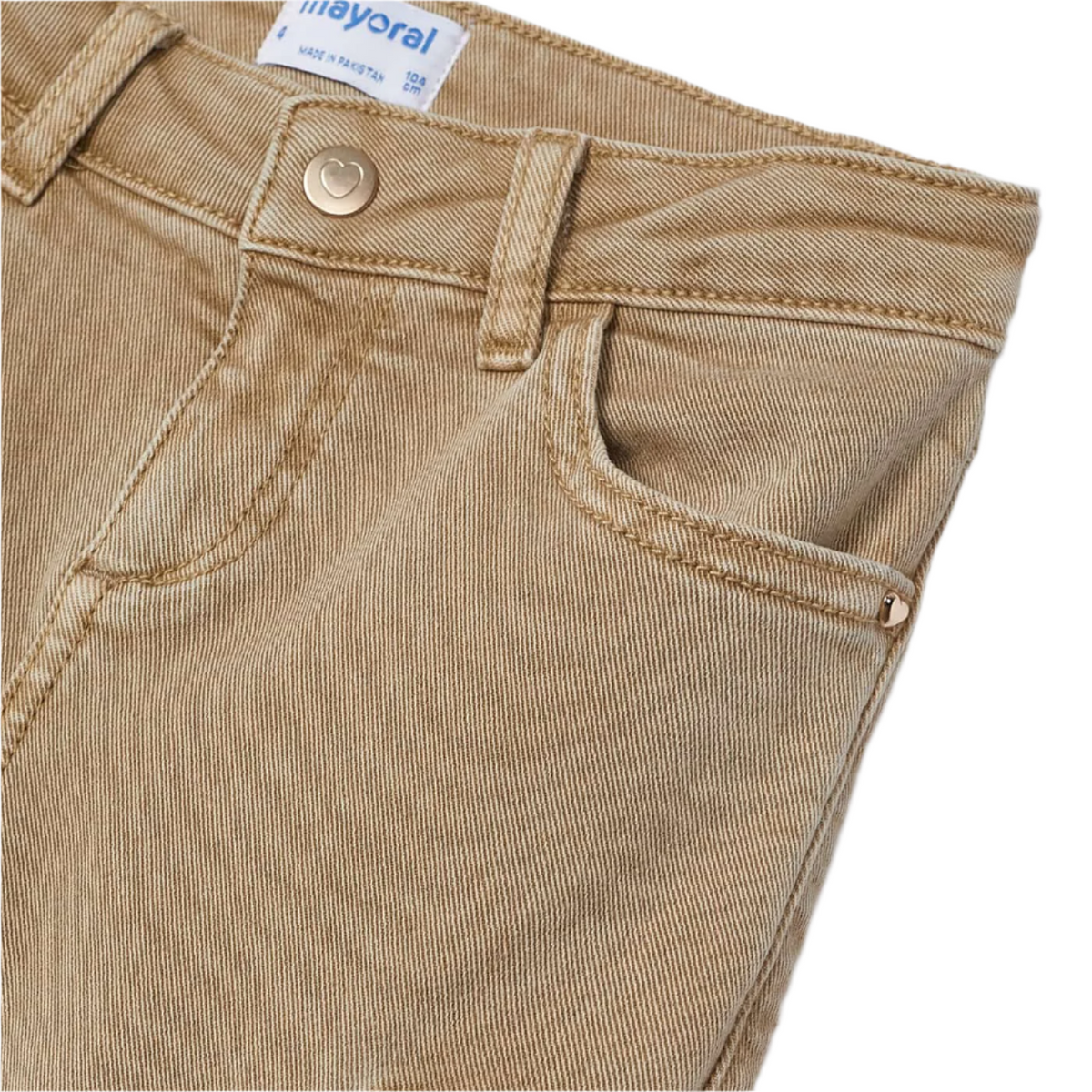 Tan Flared Cargo Pants