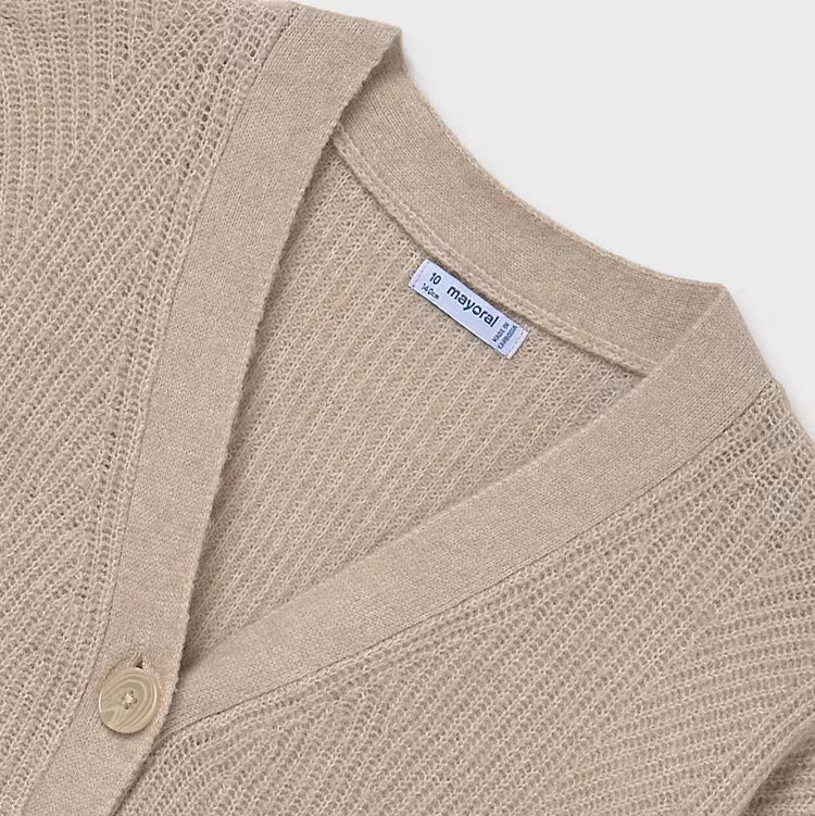 Sesame Button Cardigan