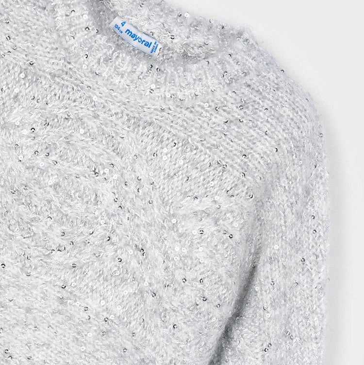 Silver Sequins Sweater