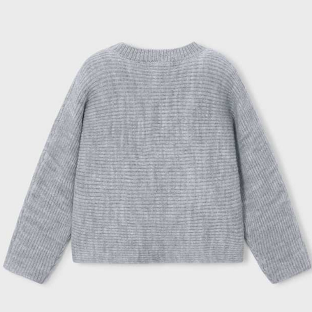 Mixed Gray Pearl Sweater