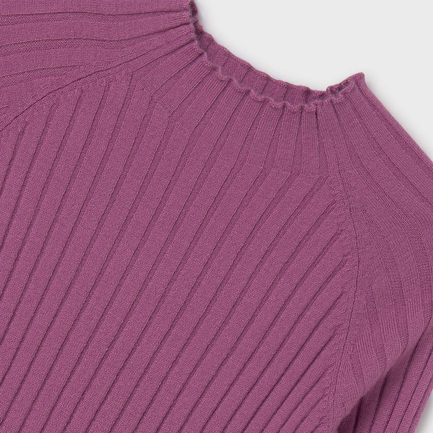 Mauve Knit Mockneck Sweater