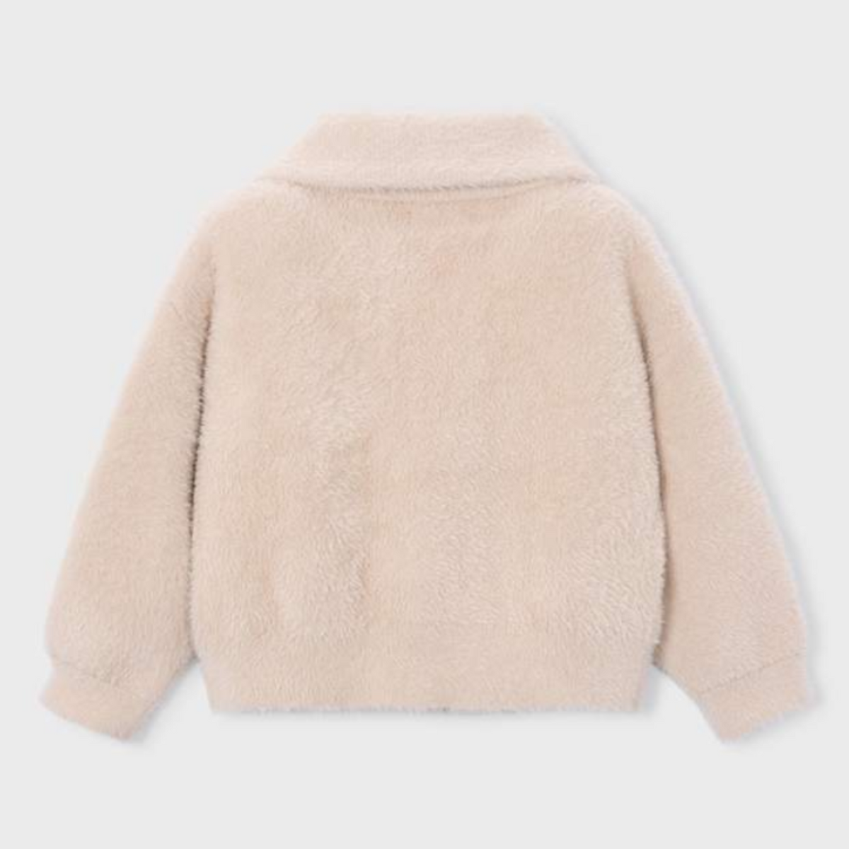 Biscuit Faux Leather Pocket Zip Jacket