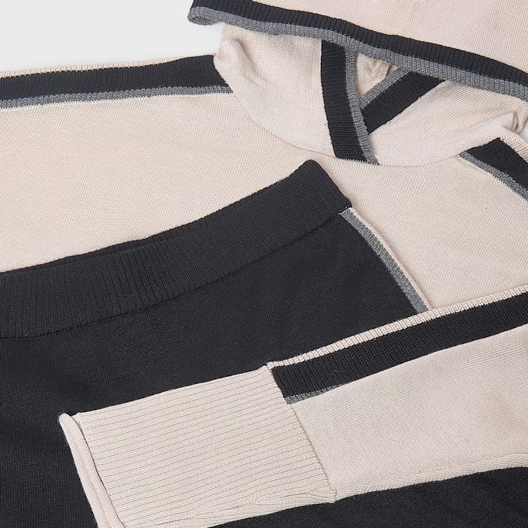 Knit Cream Urban Sweater Set