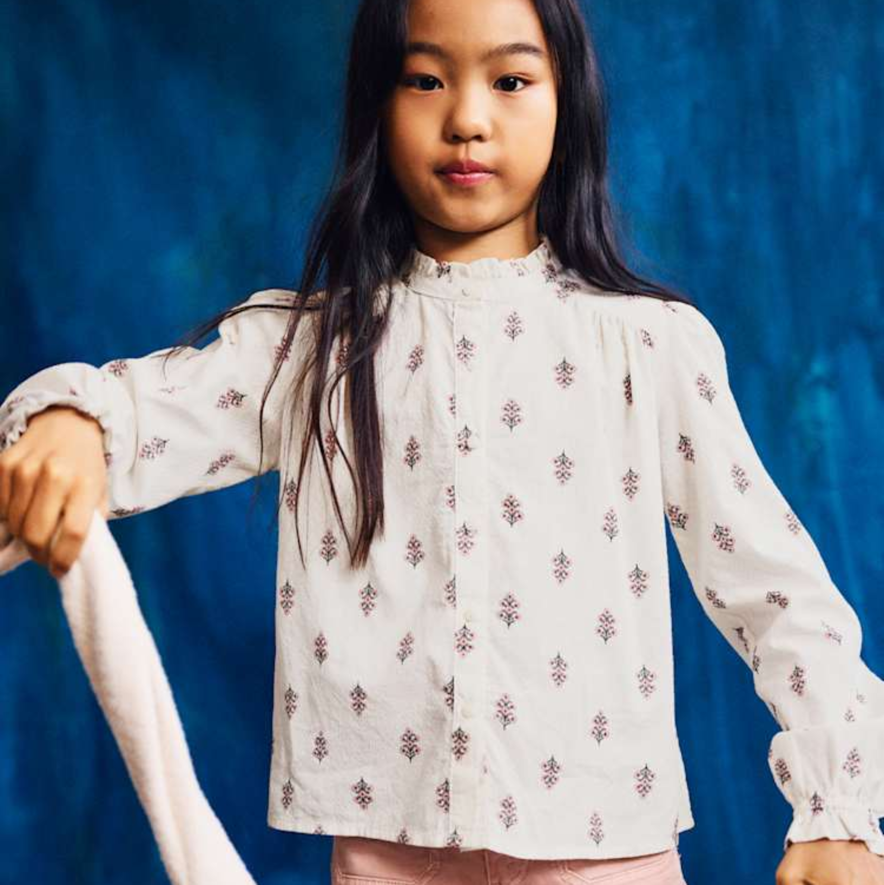 Macchiato Printed Jacquard Blouse