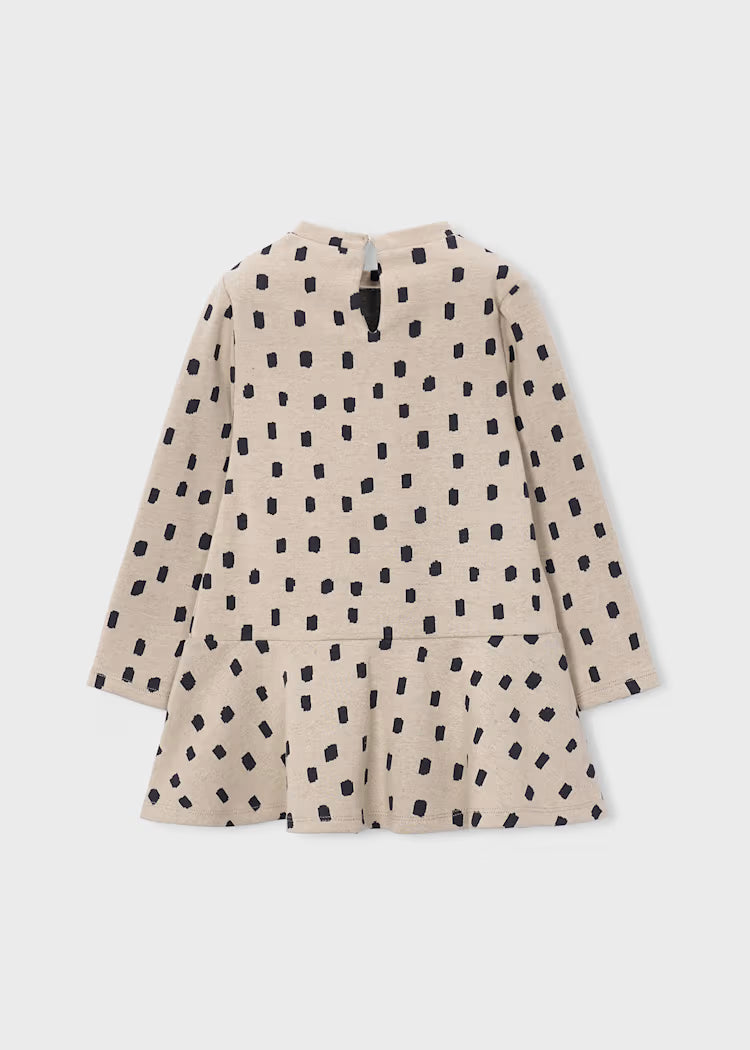 Quinoa Girl Printed Dress With Puppy Bag