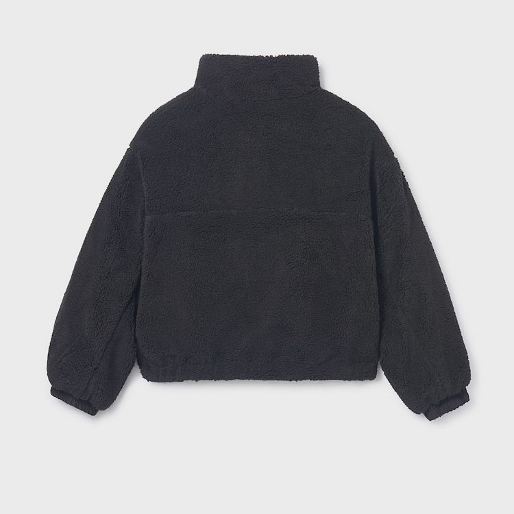 Reversible Black Fleece Jacket