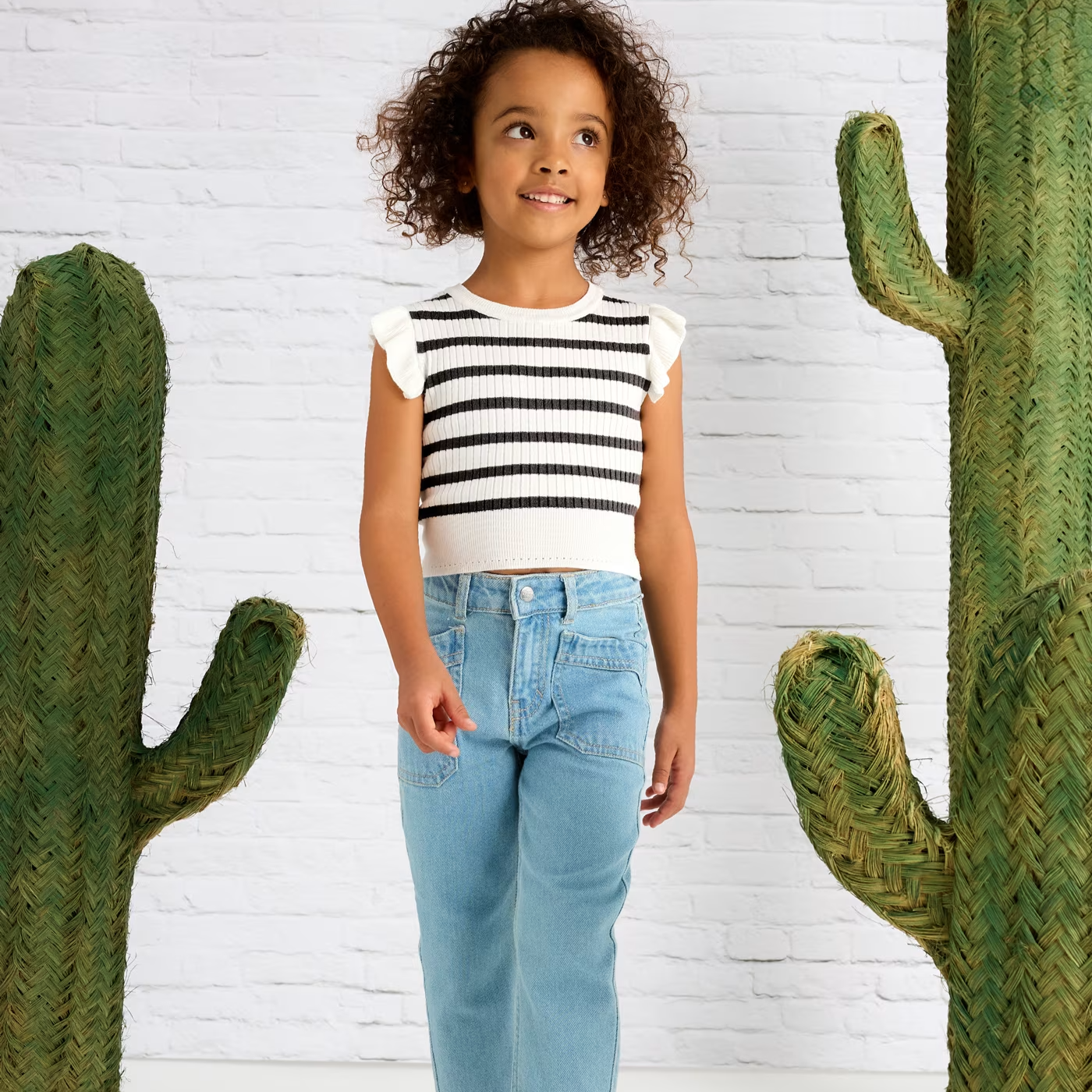 Charcoal White Sweater Top