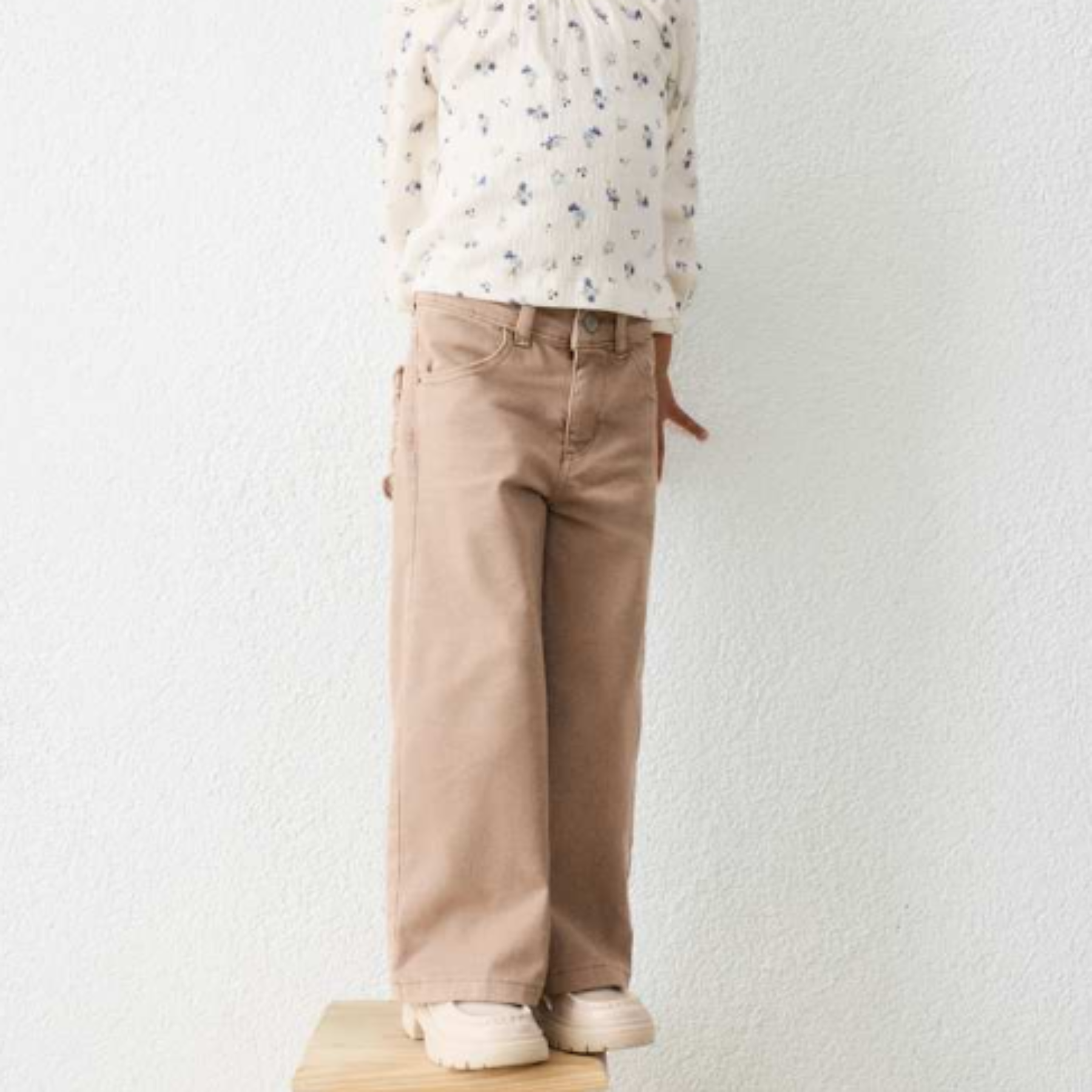 Waffle Pocket Wide Leg Pant