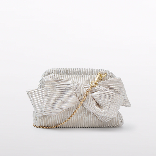 Pleated Golden Bag