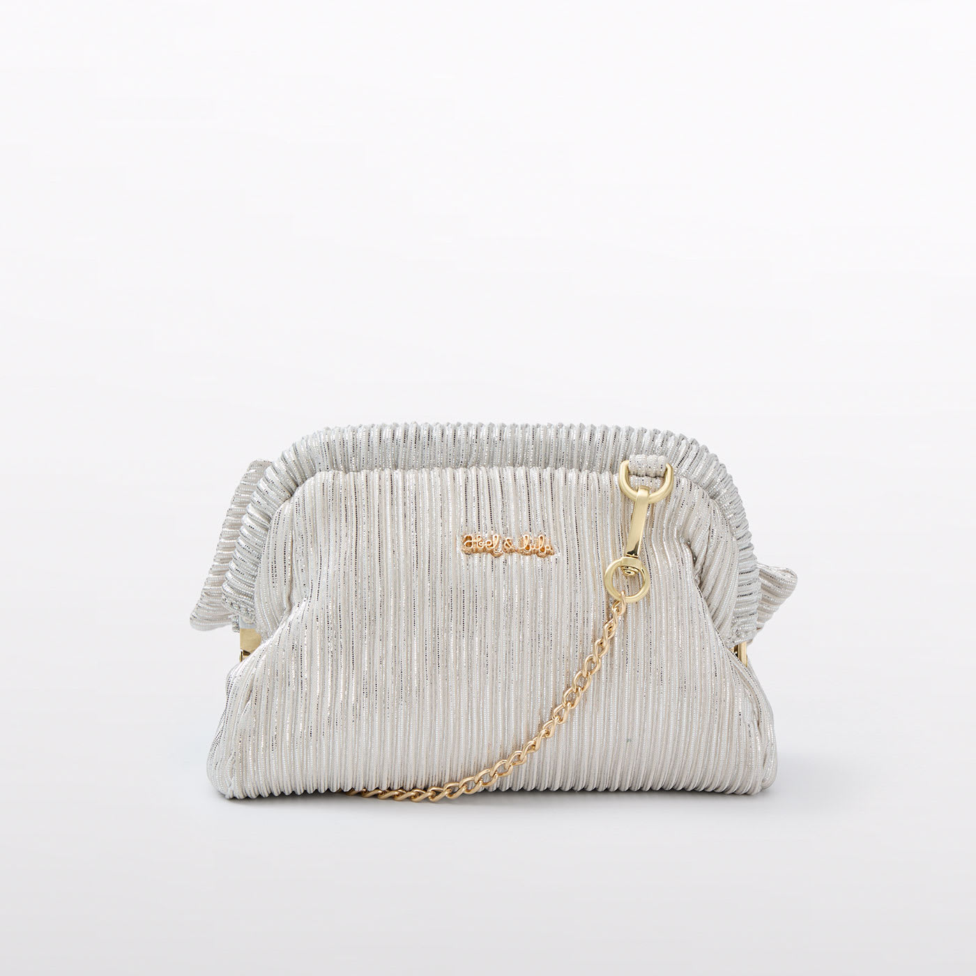 Pleated Golden Bag