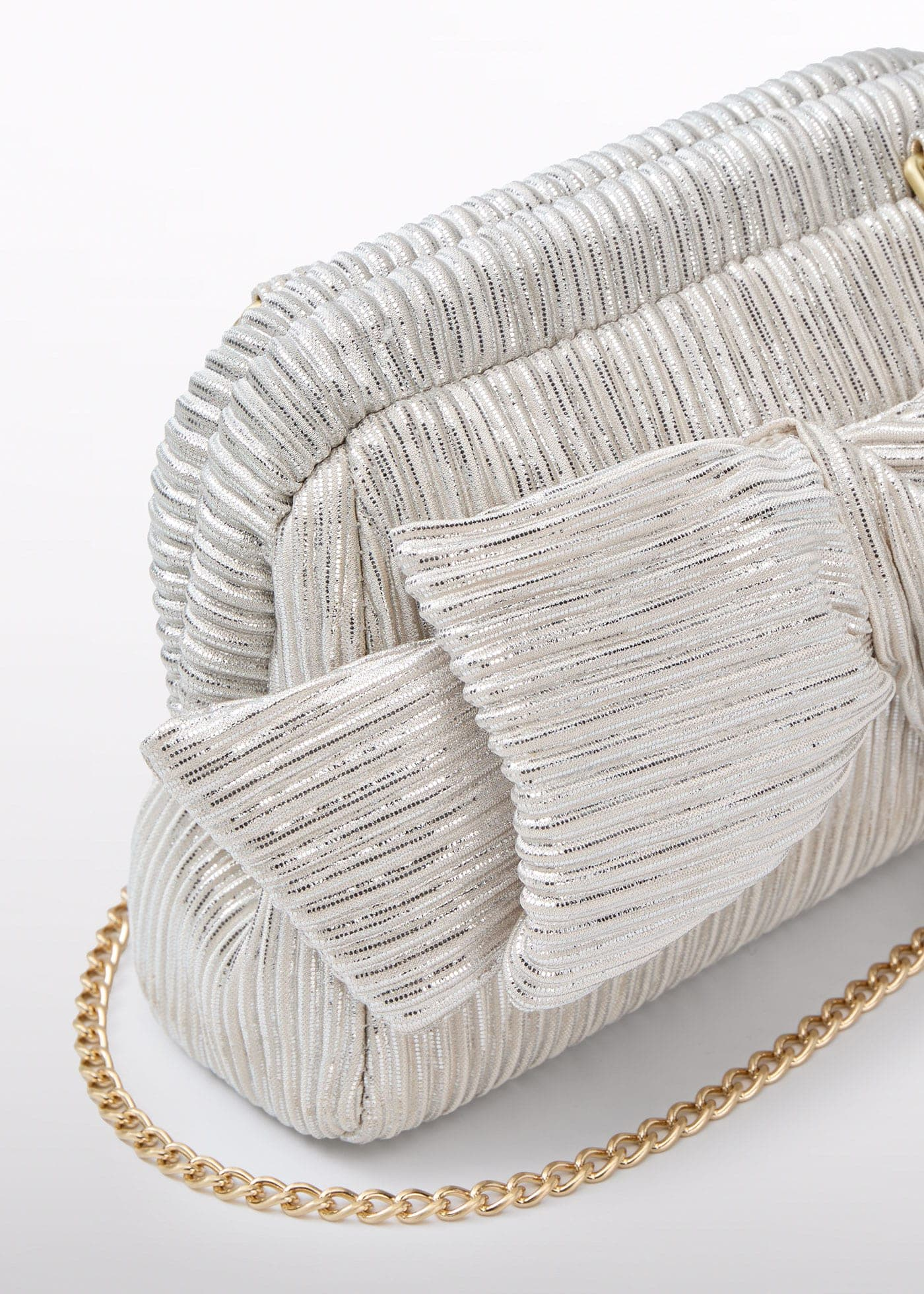 Pleated Golden Bag